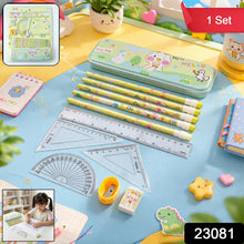 cartoon geometry box stationery set