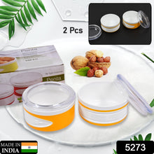 Airtight Plastic Storage Container Set (2 pieces, 550ml)
