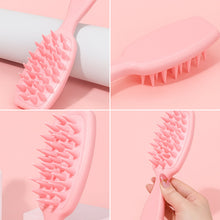Multipurpose Silicone Scalp Massager Shampoo Brush (1 Pc)