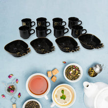 Pine Junction Ceramic Tea / cups / Mug Set Pineapple Shape Serving Bowl (12 Pcs set)