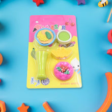 3D Mix Design Fancy & Stylish Colorful Erasers (1 Set)