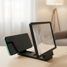 Portable phone screen enlarger for videos