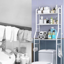 Multi Layer Toilet Storage Rack Metal Bathroom Laundry Room Basin Floor Stand