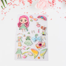 Multipurpose Adhesive 3D Stickers (1 Sheet / Mix Design)