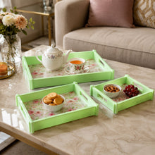 Plastic Serving Tray Set