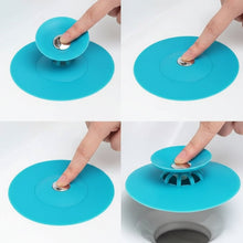 Reusable silicone sink strainer