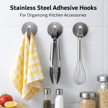 Heavy Duty Self-Adhesive Stainless Hooks – Waterproof for Robes, Coats & Towels
