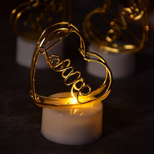 12pc Heart Candle Set