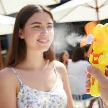 Hand Press Mini Portable Fan Toy (1 Pc, Mix Color & Design)