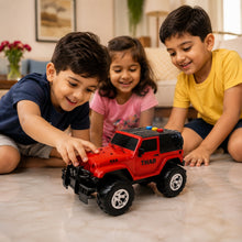 Kids Hunter Off-Road Friction Powered Toy Jeep Car (1 Pc)