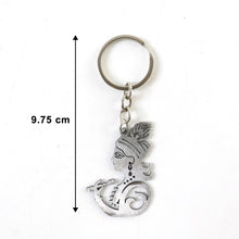 Premium Metal Krishna Face Keychain 1 Pc