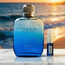 elegant True Blue perfume bottle front view