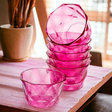 6pc Diamond shape ice cream bowl set