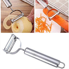 3 In 1 Stainless Steel Vegetable and Fruit Peeler Set (3 Pcs Set)