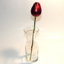 Fancy red rose couple jewellery box open showing storage India