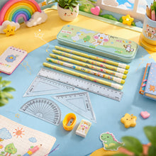 cartoon geometry box stationery set