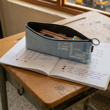 Stylish Fabric Zipper Pencil Pouch (1 Pc)