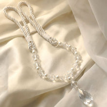 Glam curtain beaded holder