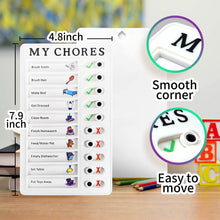 Portable Chores Note Board (20×12 cm, Mix Color)