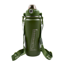 Stainless Steel Water Vacuum Insulated Bottle With Straw (1500ML, Mix Color)