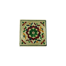 Handicraft Wood Chowki for Pooja , Wooden Bajot (2 Pc / Mix Descign & Color)