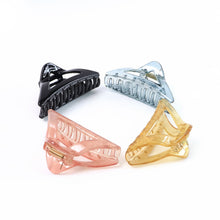 Triangle Shape Mix Color Plastic Hair Claw Clip – 12 Pc Durable Grip Women and Girls