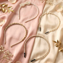 Trendy pearl beaded hair band