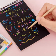 Rainbow Art Scratch Paper Book