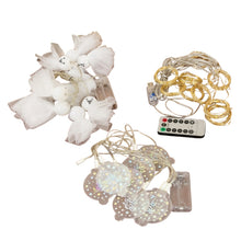 warm LED fairy string lights
