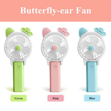 Cartoon mini fan compact and easy to use