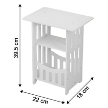 Portable Multipurpose Table with Storage Rack (1 Pc, 39.5x22x18 Cm)
