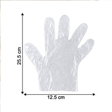 Disposable Small Plastic Gloves, for Kitchen, Food Handling, and Cleaning Tasks (100 Pc)