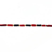 Cotton Thread Rakhi Red & Black