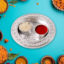 Round Shape Special Puja Thali, Kumkum Thali Holder (1 Pc / Small)