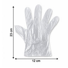 Disposable Small Plastic Gloves, for Kitchen, Food Handling, and Cleaning Tasks (100 Pc)