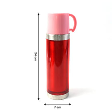 Insulated Travel Mug Bottle with Handle Lid (500 ML)