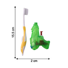 Kids Cartoon Toothbrush with Airplane Toy (2 Pc Set)
