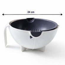 Multipurpose 2 In 1 Vegetable Washing Bowl with Strainer (1 Pc)