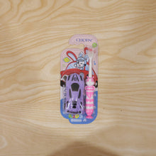 Kids Toothbrush with Cartoon Car (2 Pc Set)