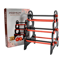 3-tier bangle holder showing capacity and stacking design India