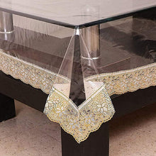 87x59 Inch Transparent PVC Table Cover (1 Pc)