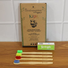 Bamboo Toothbrush Set for Adults (Pack of 4, With Cotton buds)