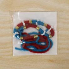 Handmade Blue and Red Thread Bracelet Rakhi (1 Pc)