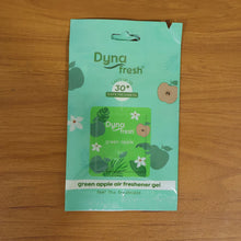 Hanging green apple deodorizing gel