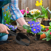 Ergonomic grip gardening tool