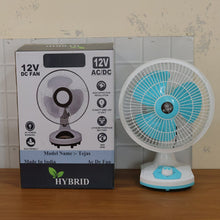 12V DC Table Fan with Adjustable Speed Control and High Speed Airflow (Adapter Not Include)