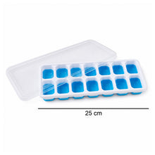 Multipurpose Plastic Ice Cube Tray With Lid (1 Pc, 14 Gride)
