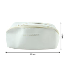 Travel Makeup & Toiletry Organizer Pouch with Zipper & Handle (1 Pc / Mix Color)