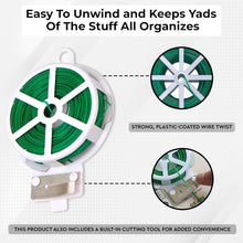 Reusable Green Twist Tie Roll (50 Meter Length)