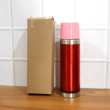 Insulated Travel Mug Bottle with Handle Lid (500 ML)